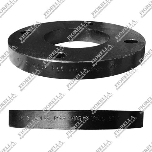 BRIDA DE RESPALDO (BACKING RING) DE ACERO ASTM A105 CLASE 150 ANSI B16.5 AMBAS CARAS PLANAS