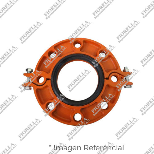 BRIDA RANURADA (GROOVED FLANGE) FIERRO DUCTIL ASTM A536 CERTIFICACION UL/FM MOD. 321A (ANSI 125/150) MECH (JINAN MEIDE)