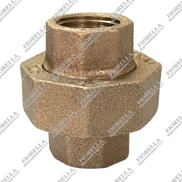 TUERCA UNIVERSAL BRONCE CLASE 125 NPT B1-20.1 MECH (342)