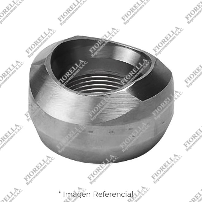 THREADOLET DE ACERO FORJADO ASTM A105 DISEÑO MSS SP-97 CLASE 3000 EXTREMO ROSCADO NPT