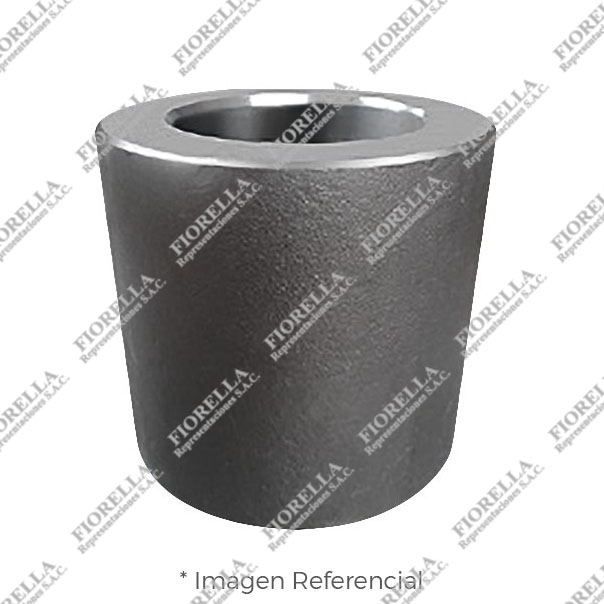 UNION SIMPLE O COPLA (COUPLING STANDARD) DE ACERO FORJADO A105/ASME B16.11 X 6000 LBS EXTREMOS SOLDABLES SW MARCA "FR"