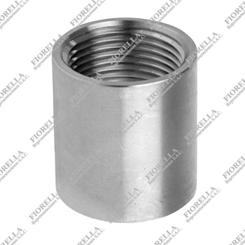 UNION SIMPLE AC. INOX. C-304 C/ROSCA X 150 LBS.