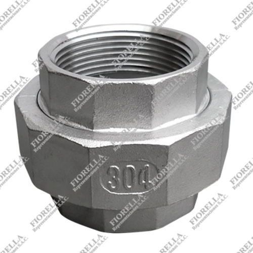 UNION UNIVERSAL AC. INOX. C-304 C/ROSCA X 150 LBS.