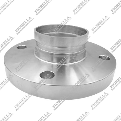 BRIDA CUELLO ACERO INOXIDABLE SS304 RANURADA SCH-10 CLASE 150 ANSI RF