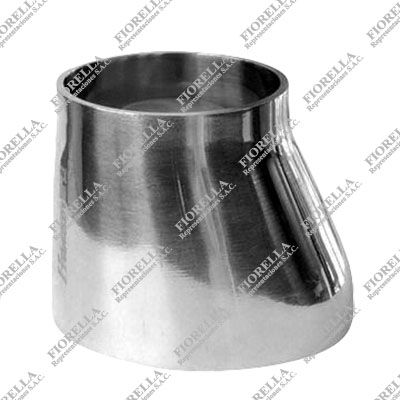 REDUCCIÓN EXCÉNTRICA SANITARIA ASTM A270 316L 3A EXTREMOS SOLDABLES