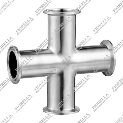 CRUZ SANITARIA ASTM A270 304 3A EXTREMOS CLAMP