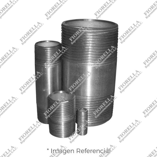 NIPLE GALVANIZADO 1/4"