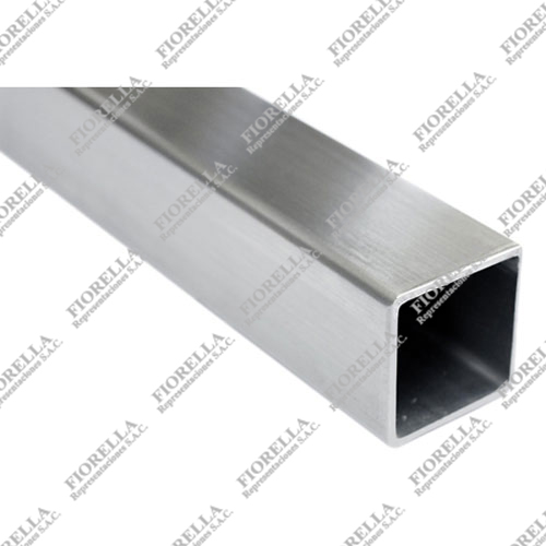 TUBO CUADRADO INOXIDABLE ORNAMENTAL CALIDAD 304/304L PULIDO GRADO 320