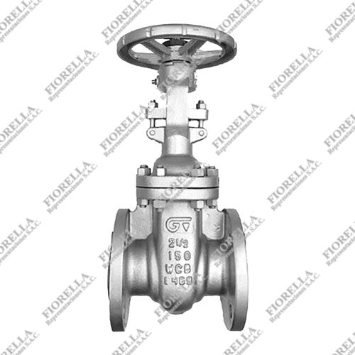 VÁLVULA COMPUERTA ACERO FUNDIDO ASTM A216 WCB CLASE 150 BRIDADA MOD. 2229A