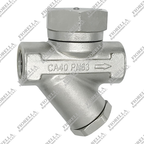 TRAMPA-PURGADOR DE VAPOR TERMODINAMICO CON FILTRO INOXIDABLE SS4720 GENEBRE 2282N