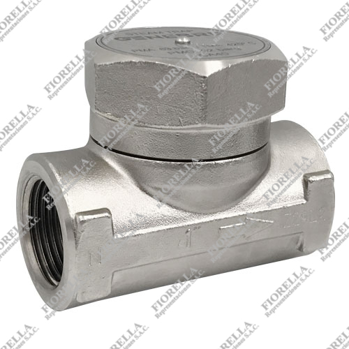 TRAMPA-PURGADOR DE VAPOR TERMODINAMICO SIN FILTRO INOXIDABLE SS4720 GENEBRE 2284N