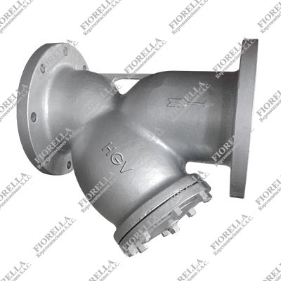 FILTRO TIPO "Y" ACERO AL CARBONO ASTM A216 WCB C/CANASTILLA ACERO INOXIDABLE 304 MESH 40 CLASE 150 BRIDADO ANSI B16.5 TIPO INDUSTRIAL HGV
