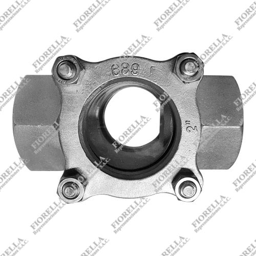 VISOR PARA VAPOR O CONDENSADO CON DOS VIDRIOS DE SEGURIDAD (SUPERVISA CONDICIONES DEL FLUIDO DE UNA TRAMPA DE VAPOR) DE ACERO INOXIDABLE 316 (CF8M) CLASE 150 ROSCA NPT BA.20.1 TIPO INDUSTRIAL HGV/SUN